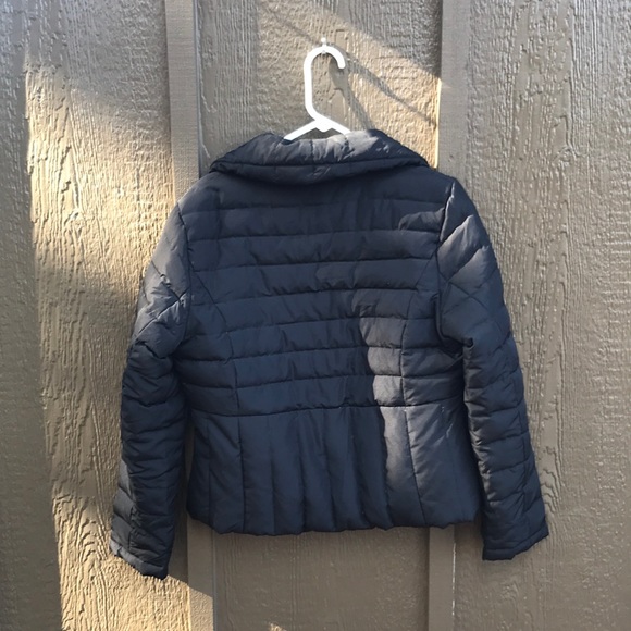 Kenneth Cole Black Coat Large Down - Picture 3 of 4